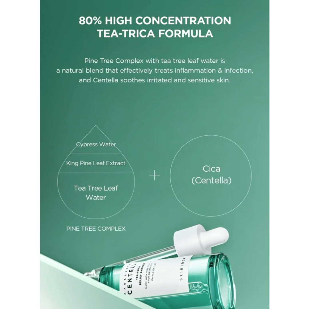 SKIN1004 Madagascar Centella Tea-Trica Relief Ampoule – 100ml