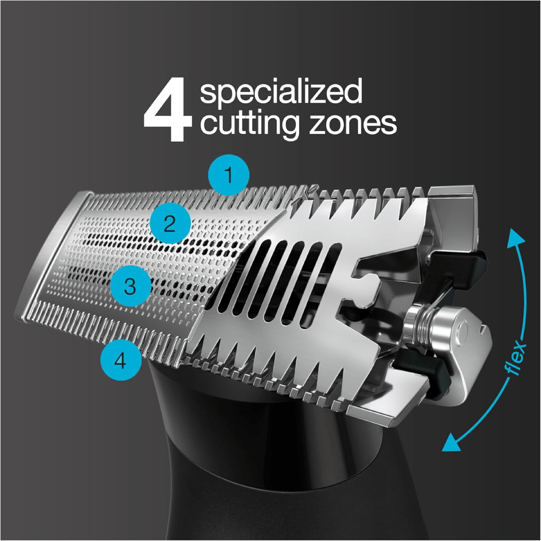 Braun Series XT3 - Beard Trimmer, Shaver, Electric Razor for Men, Manscaping Kit, Durable Blade, XT3000