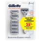 Gillette Skinguard Mens Razor, Includes 1 Handle, 7 Razor Blade Refills (packaging may vary)