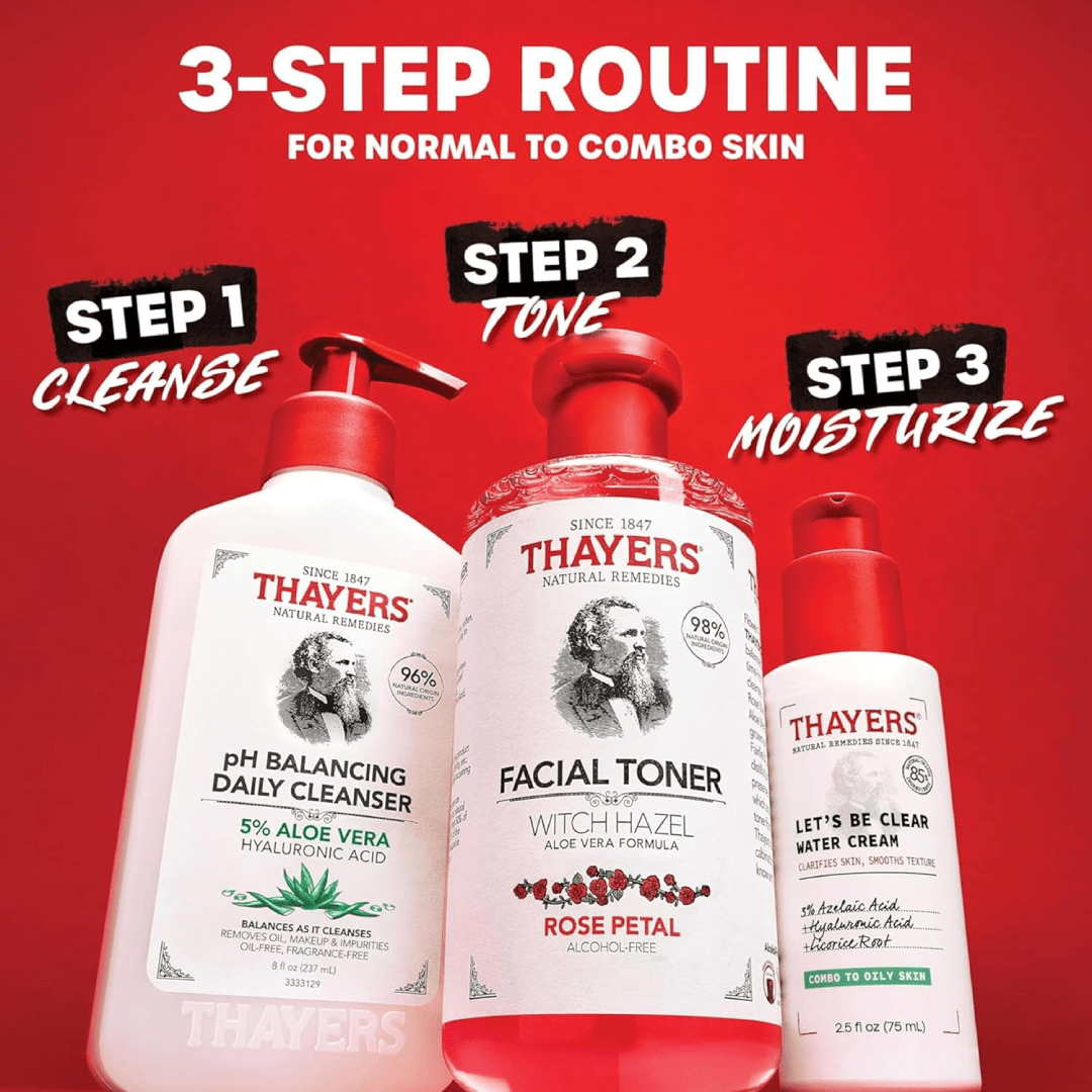 Thayers Alcohol-Free Rose Petal Witch Hazel Toner (12oz)