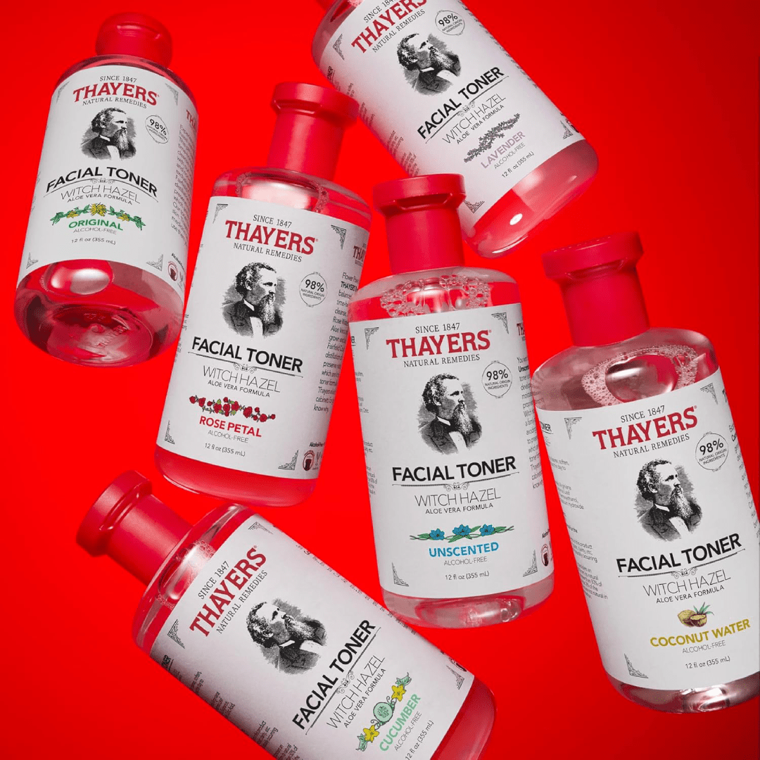 Thayers Alcohol-Free Rose Petal Witch Hazel Toner (12oz)