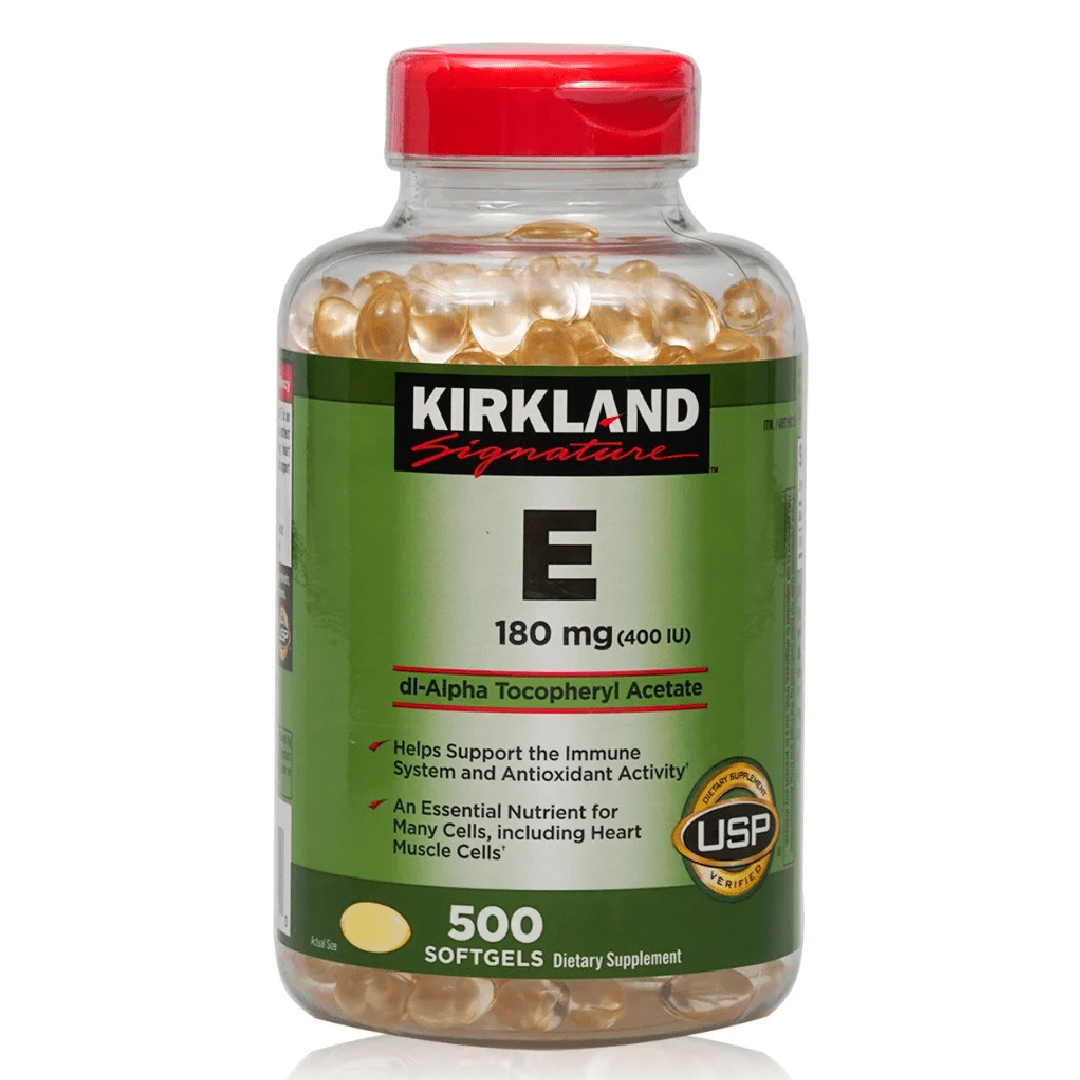 Kirkland Signature Vitamin E 180mg (400 IU) 500 Softgels