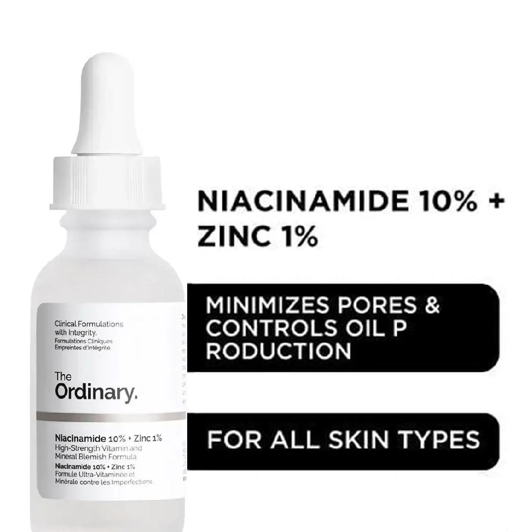The Ordinary Niacinamide 10% + Zinc 1% Serum (30ml)