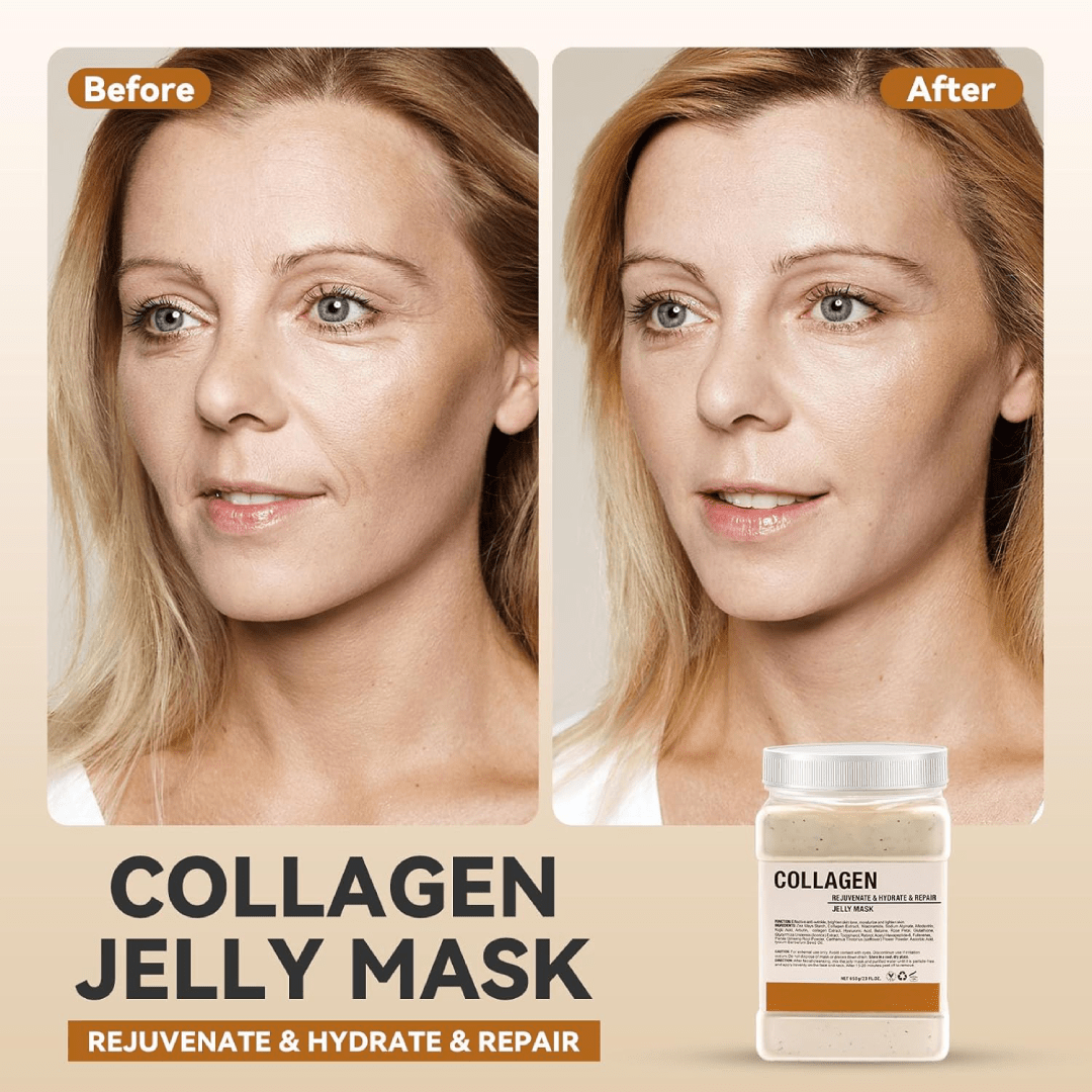 Collagen jelly mask for Facials - Skincare Brightening &amp; Nourishing Jelly Mask Professional Hydro jelly Masks