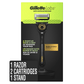 Gillette Labs Razor with Exfoliating Bar – Black &amp; Gold