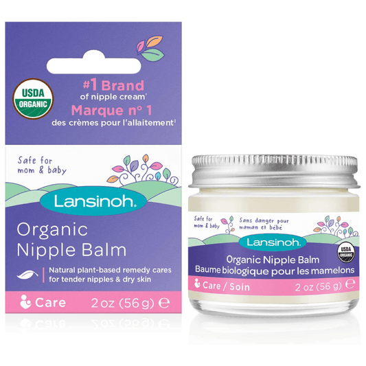 Lansinoh Organic Nipple Balm for Breastfeeding, USDA Certified Organic, Breastfeeding Essentials, 56 Grams