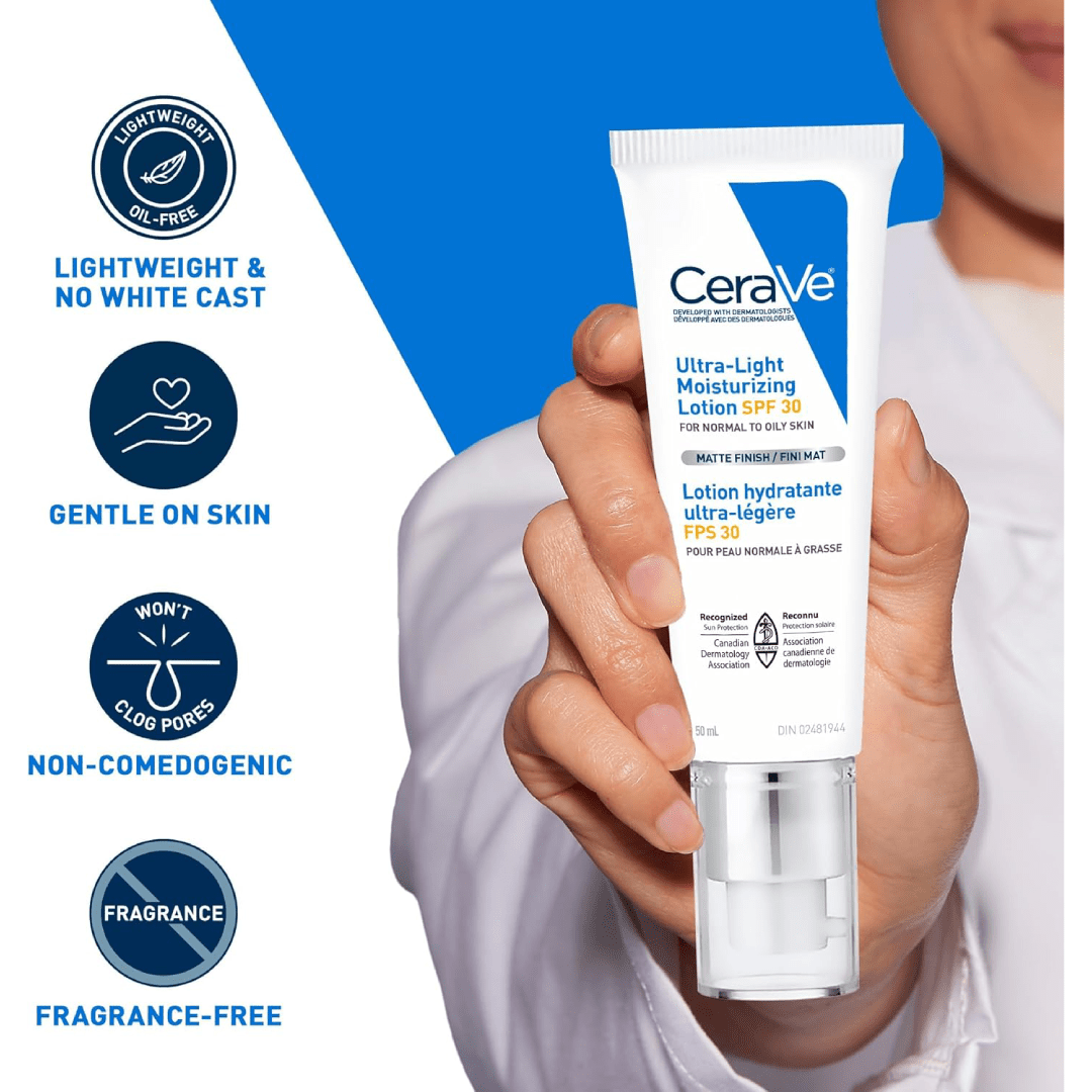 CeraVe Ultra-Light Face Moisturizer SPF 30 – 50ml