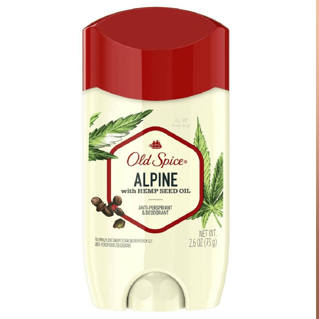 Old Spice Alpine Antiperspirant Deodorant with Hemp Seed Oil