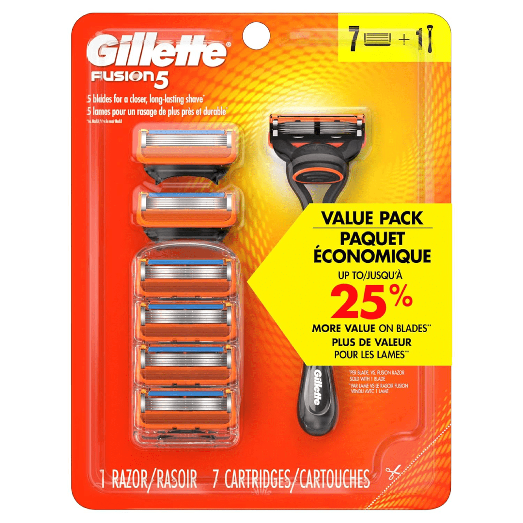 Gillette Fusion5 Men’s Razor – 1 Handle + 6 Blades