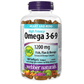 Webber Naturals Omega 3-6-9 High Potency 1200 mg (180 Softgels)