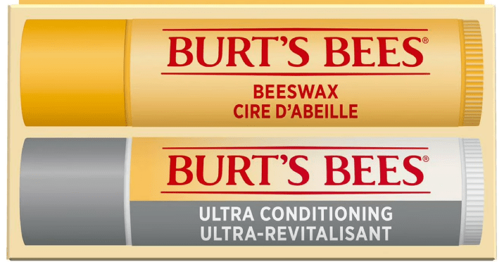 Burt’s Bees Ultra Conditioning Beeswax Lip Balm (2 Pack)
