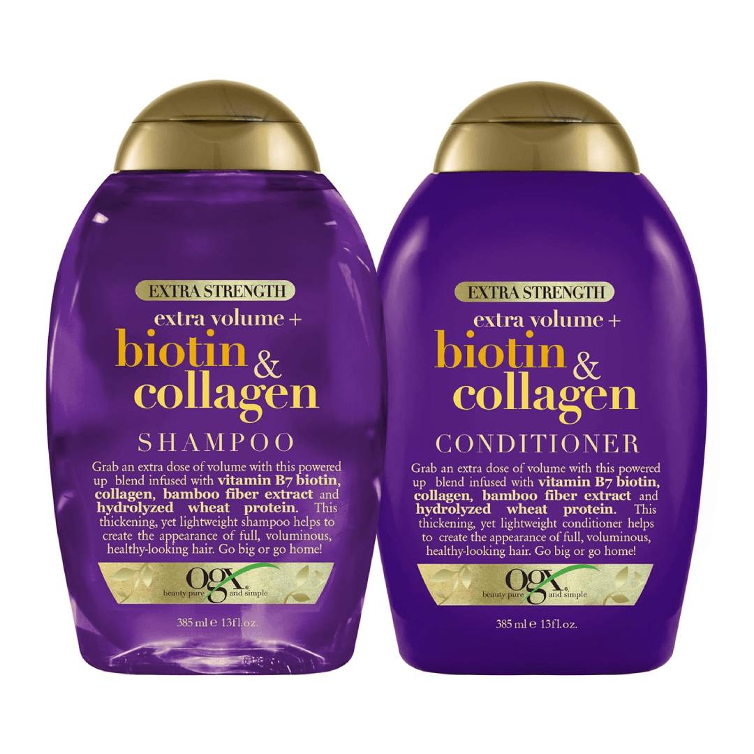 OGX Biotin & Collagen Shampoo & Conditioner 385ml