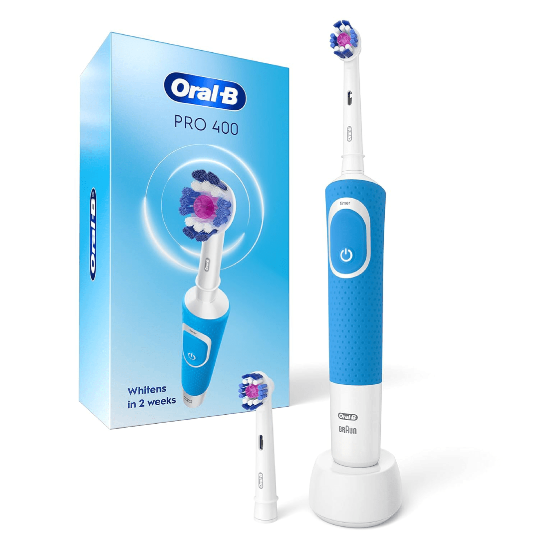 Oral-B Pro 400 3D White Vitality Electric Toothbrush (Blue)