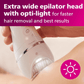 Philips Beauty Epilator Series 8000 for Women, with 3 Accessories