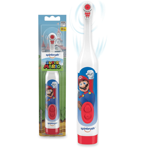 Spinbrush Super Mario Kids Electric Battery Toothbrush