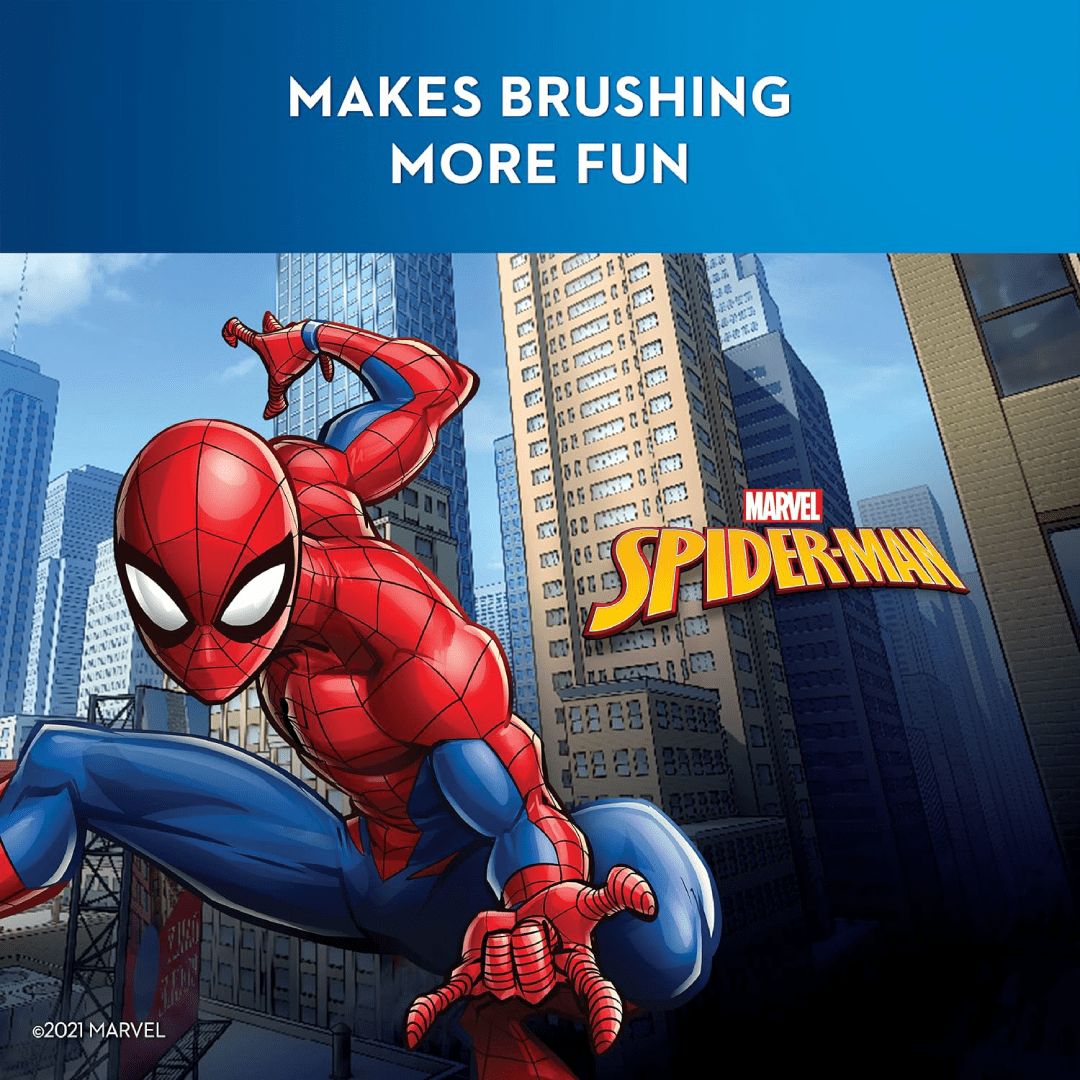 Oral-B Kids Extra Soft Replacement Brush Heads – Spider-Man (2 Pack)