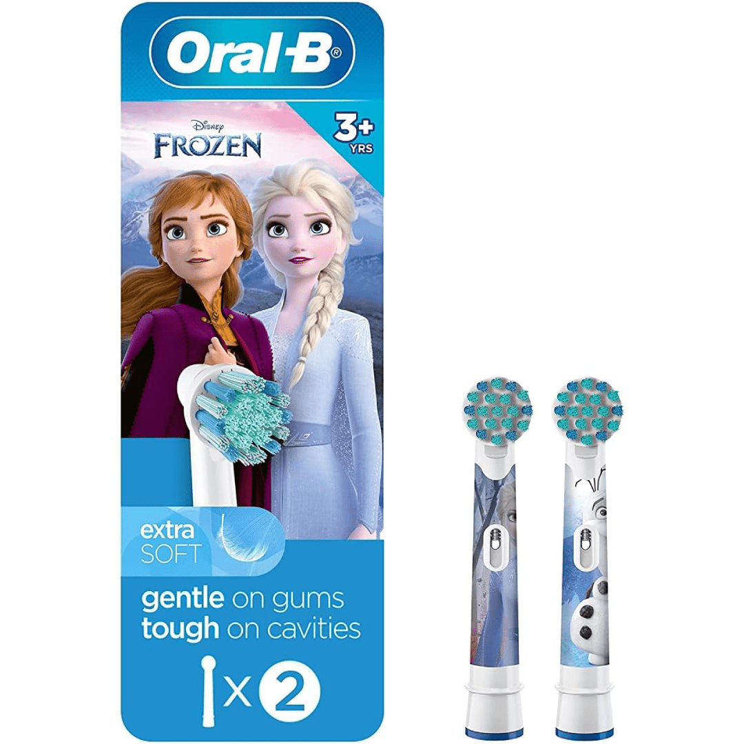 Oral-B Kids Extra Soft Replacement Brush Heads – Disney Frozen (2 Count)
