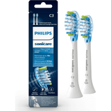 Philips Sonicare Premium Plaque Control RFID Replacement Brush Heads, White, 2 Pack