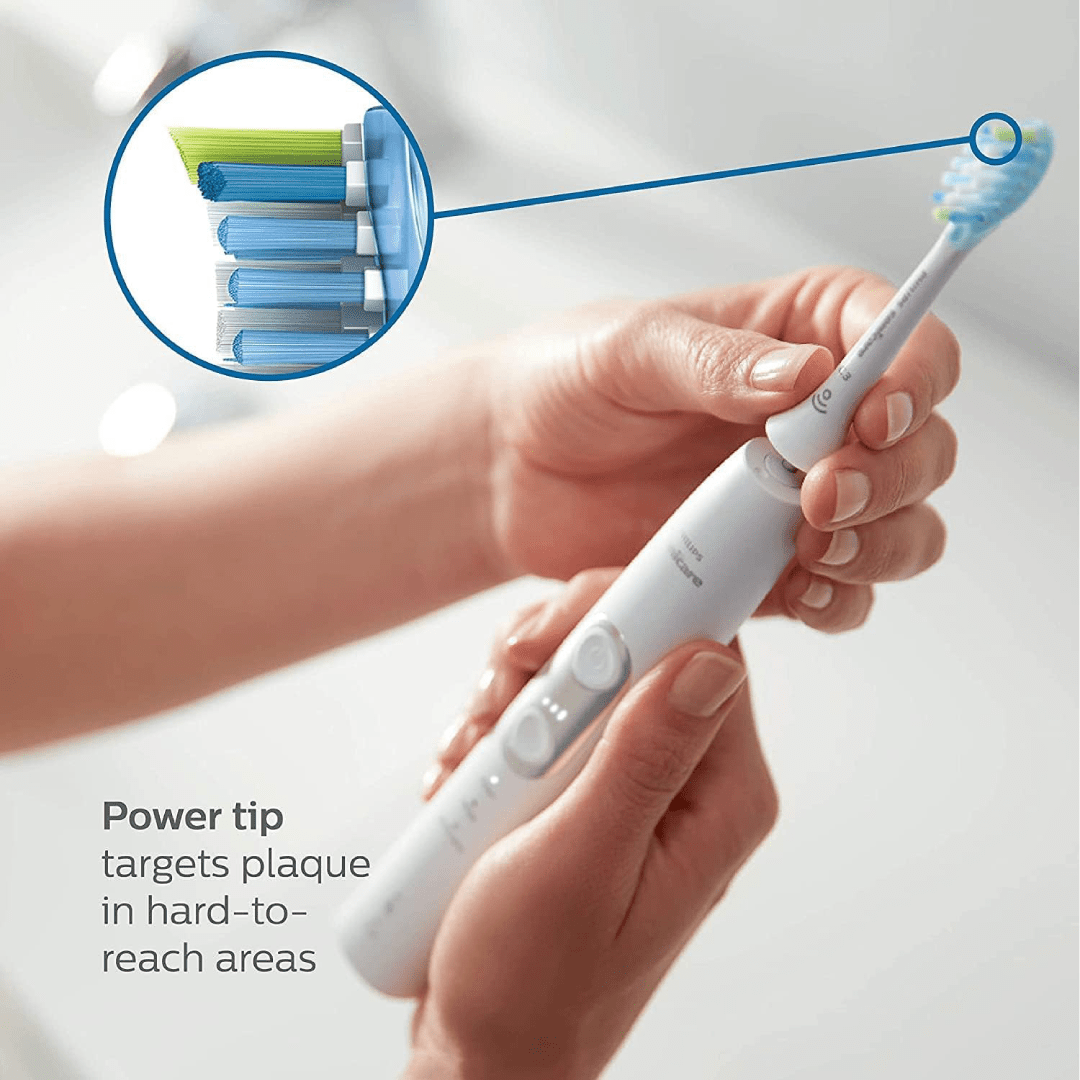 Philips Sonicare Premium Plaque Control RFID Replacement Brush Heads, White, 2 Pack