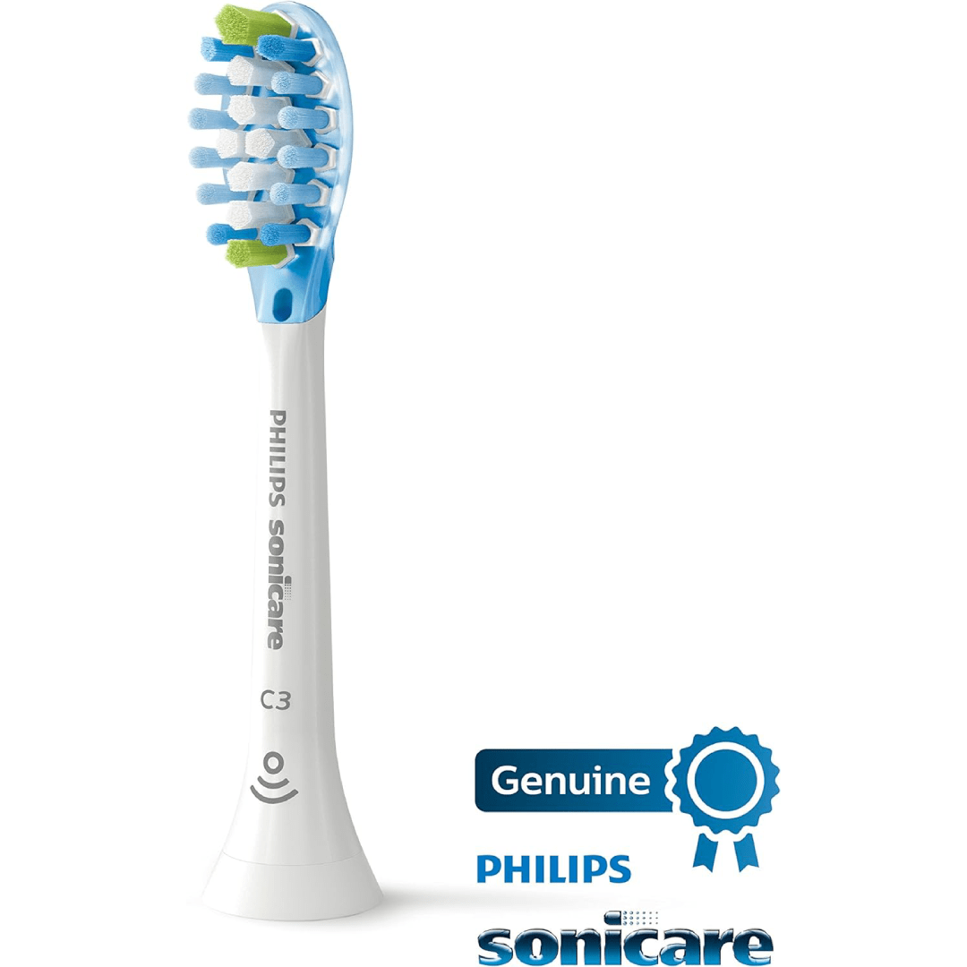 Philips Sonicare Premium Plaque Control RFID Replacement Brush Heads, White, 2 Pack