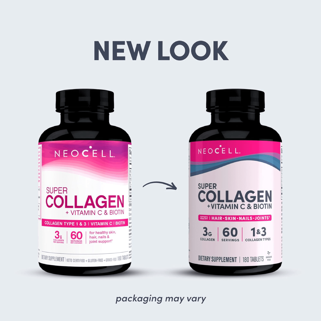 NeoCell Super Collagen + Vitamin C & Biotin – 180 Tablets