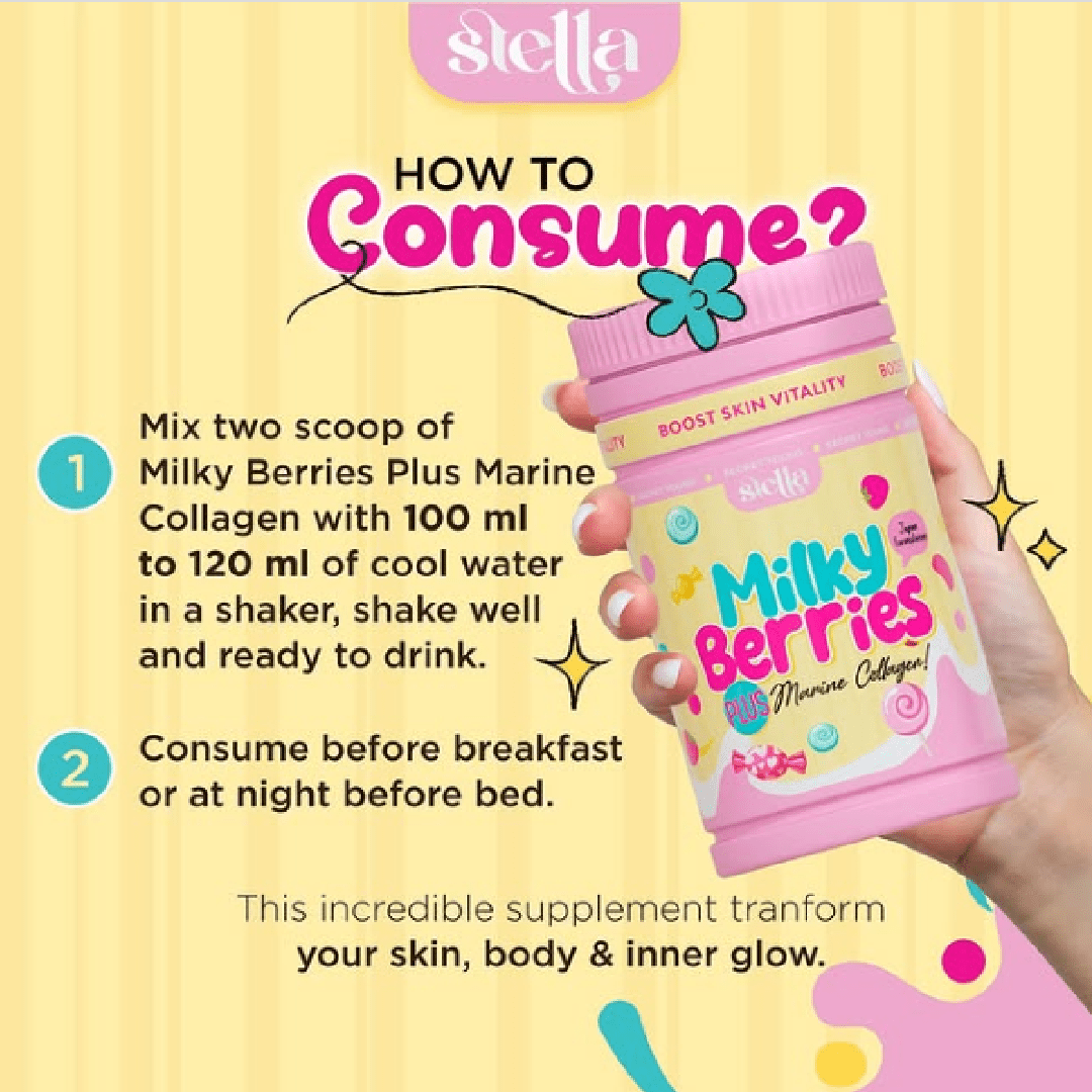 Stella Milky Berries Supplement (710g | 30 Day Serving)