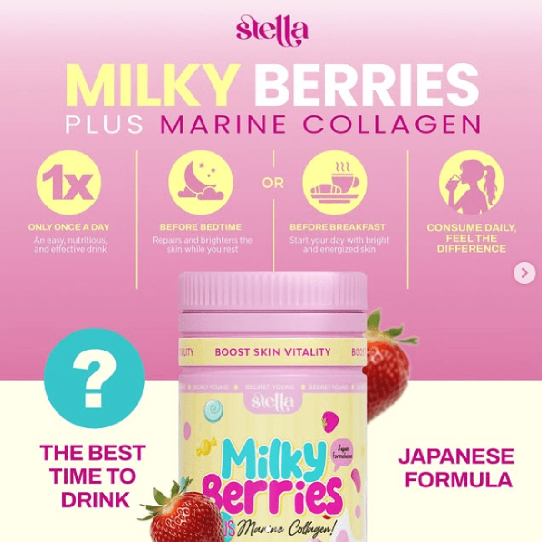 Stella Milky Berries Supplement (710g | 30 Day Serving)