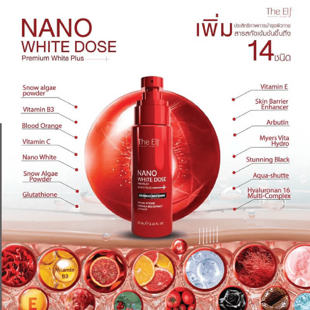 The Elf Nano White Dose Premium White Plus Serum 60ml