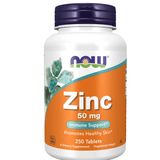 NOW Foods Zinc 50 mg – 250 Tablets