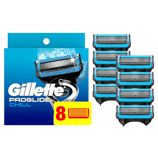 Gillette ProGlide Chill Razor Refills 8 Pack