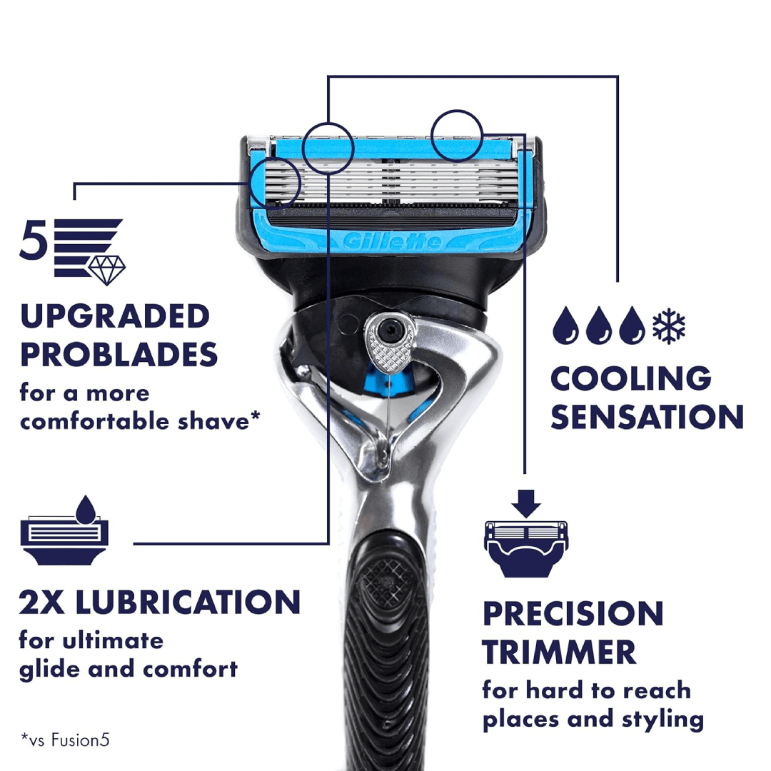 Gillette ProGlide Chill Razor Refills 8 Pack