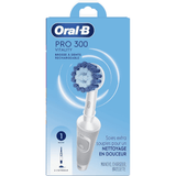 Oral-B Pro 300 Sensitive Clean Vitality Electric Toothbrush (Rechargeable, White)