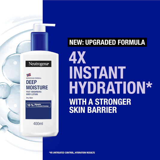 Neutrogena Norwegian Formula Deep Moisture Fast-Absorbing Body Lotion 400ml