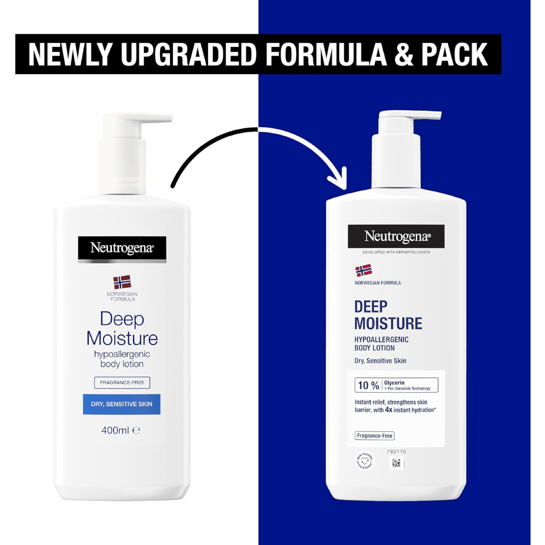 Neutrogena Norwegian Formula Deep Moisture Hypoallergenic Body Lotion 400ml