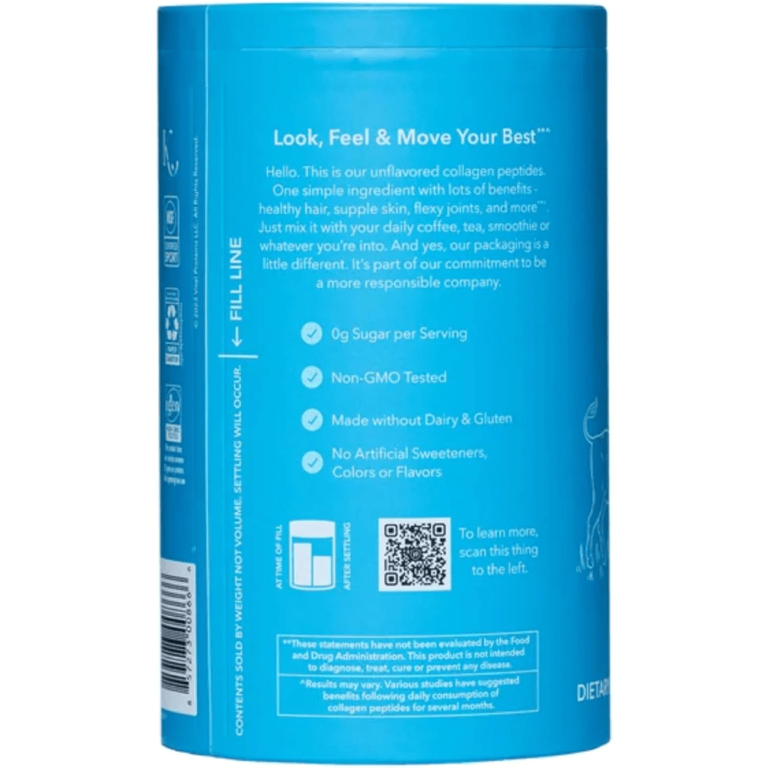 Vital Proteins Collagen Peptides Powder with Hyaluronic Acid &amp; Vitamin C (680g)