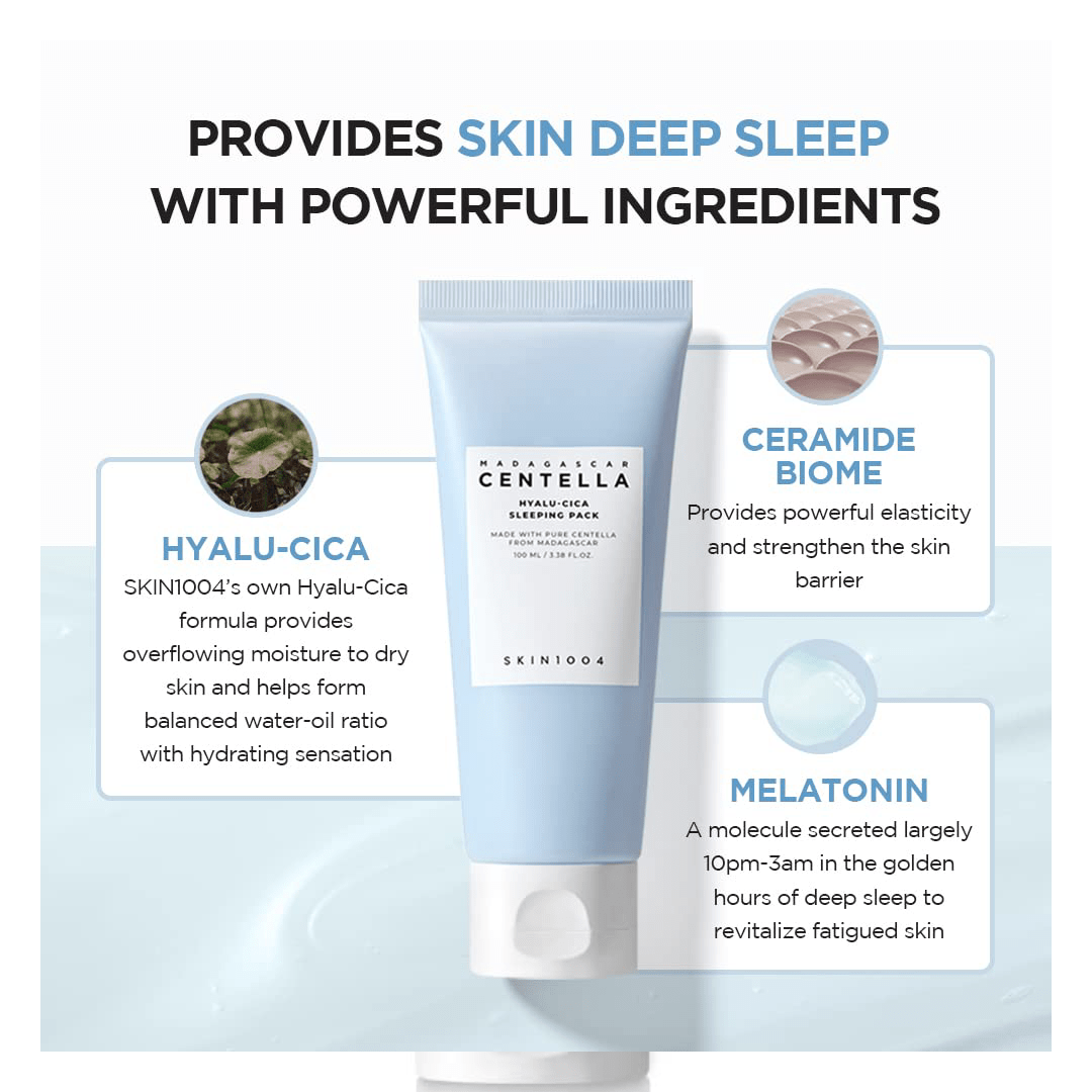 SKIN1004 Hyalu-CICA Sleeping Pack (30ml/100ml)