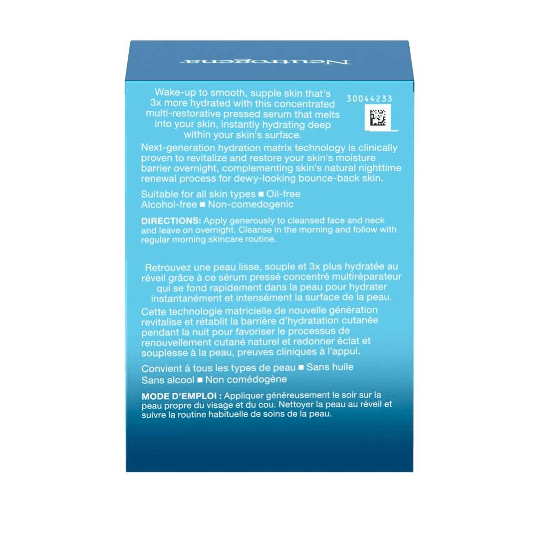 Neutrogena Hydro Boost Night Pressed Serum 48g