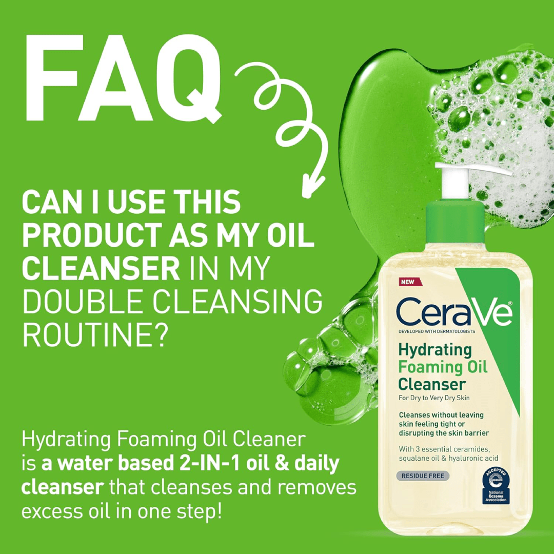 Cerave Hydrating Foaming Oil Cleanser 236ml