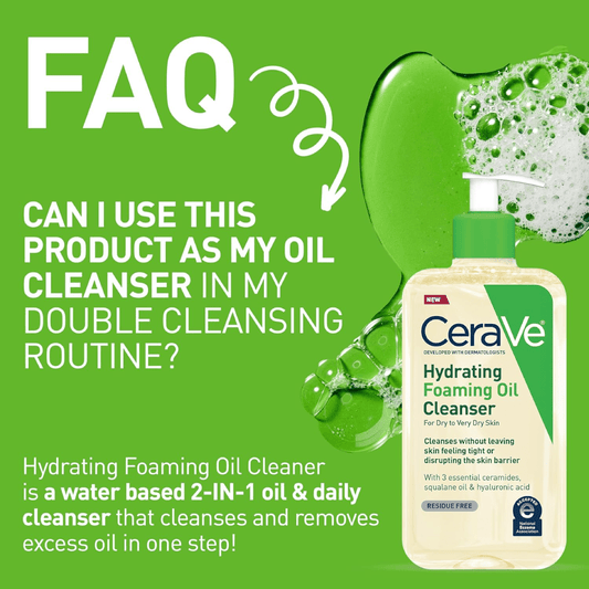 Cerave Hydrating Foaming Oil Cleanser 236ml