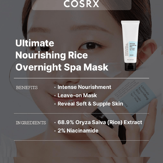 COSRX Ultimate Nourishing Rice Overnight Mask 60ml
