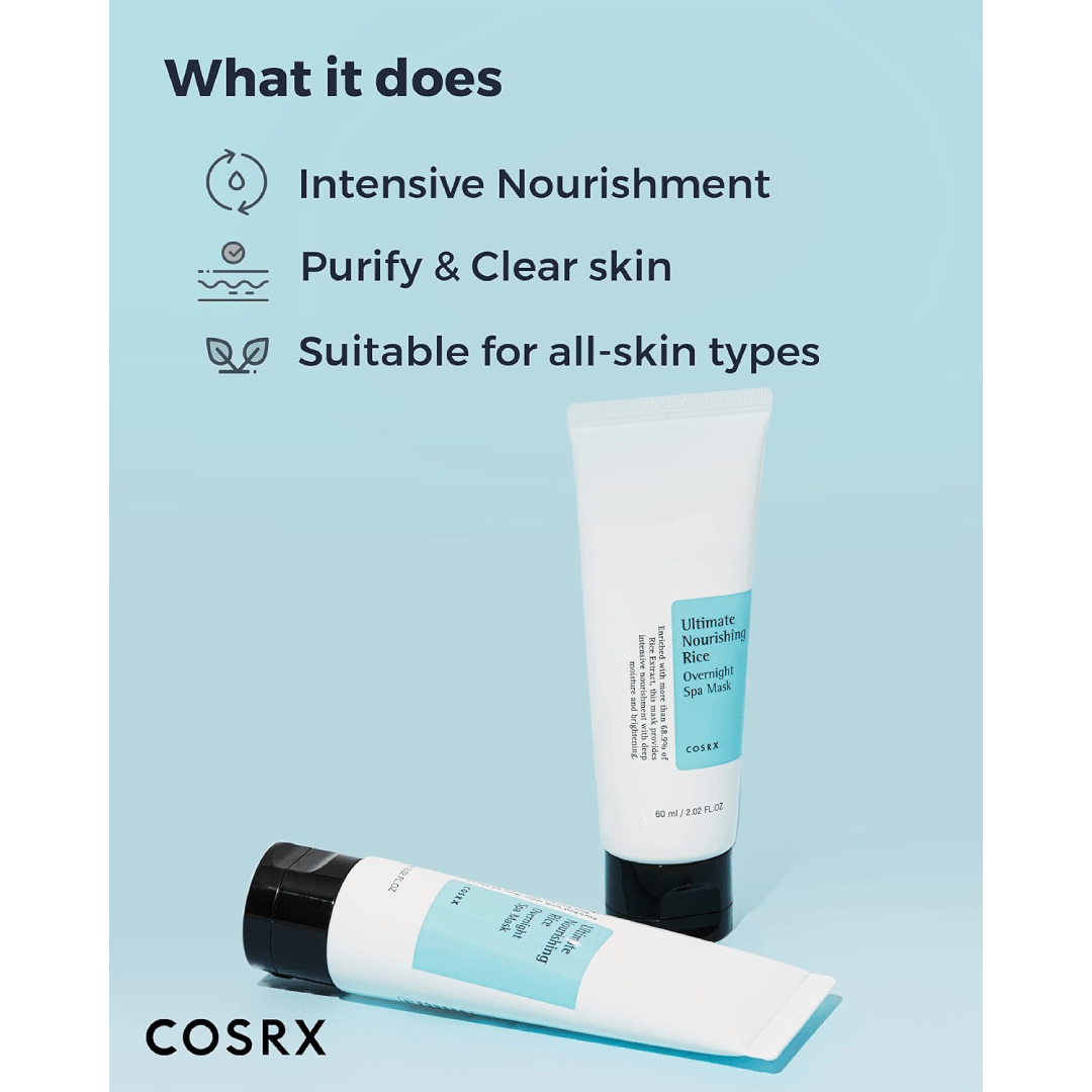 COSRX Ultimate Nourishing Rice Overnight Mask 60ml