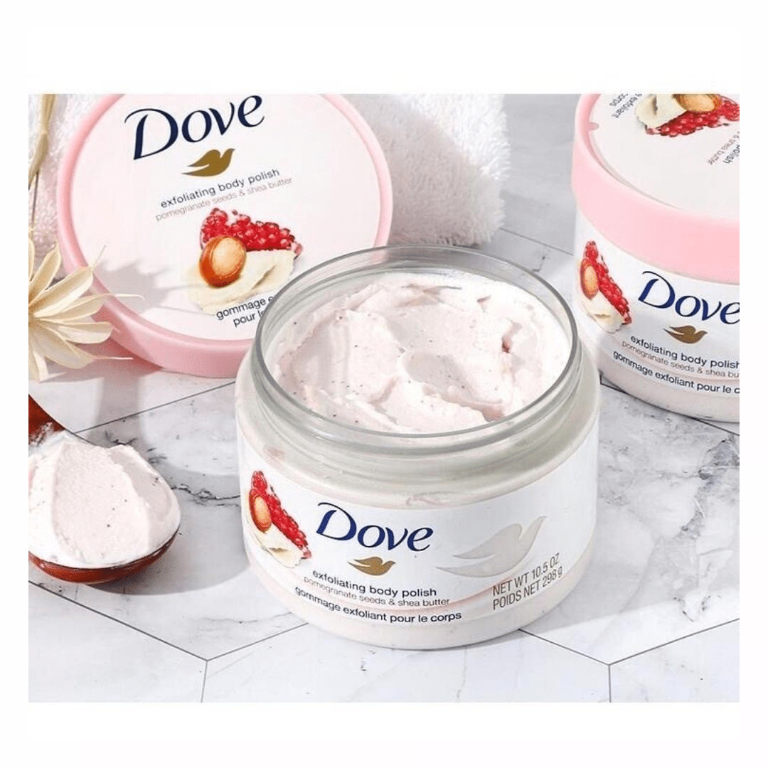 Dove Pomegranate &amp; Shea Butter Body Scrub 225ml