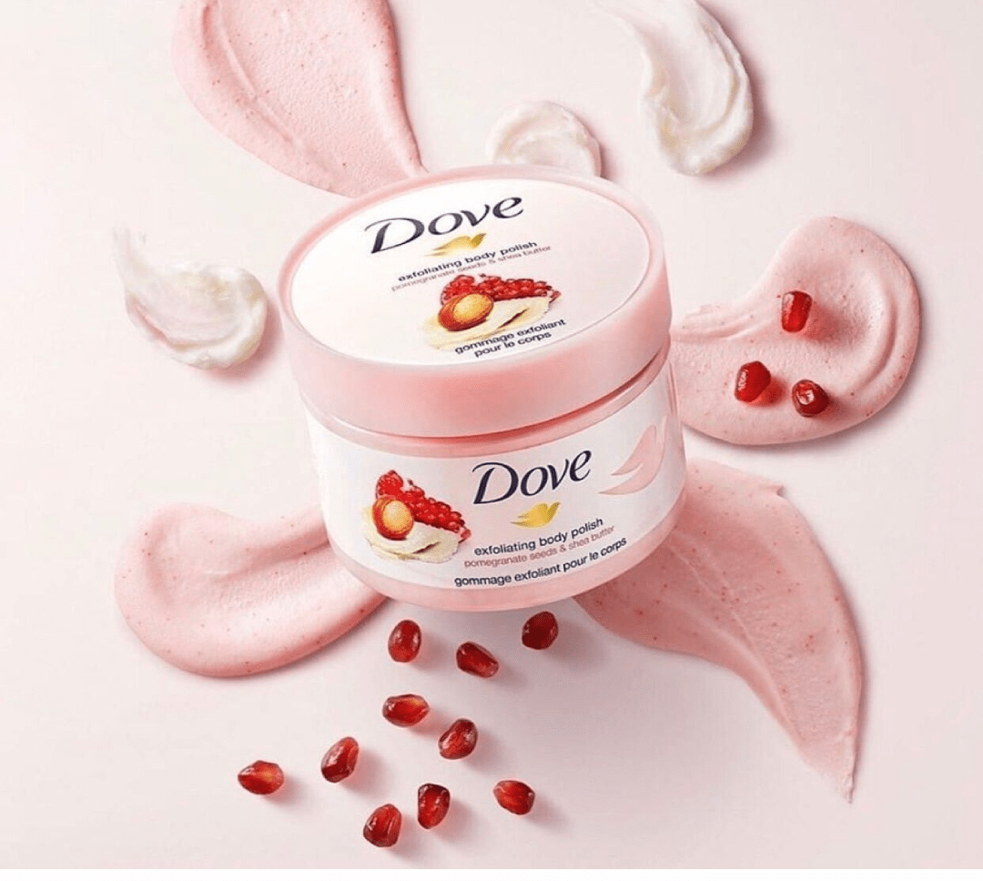 Dove Pomegranate &amp; Shea Butter Body Scrub 225ml