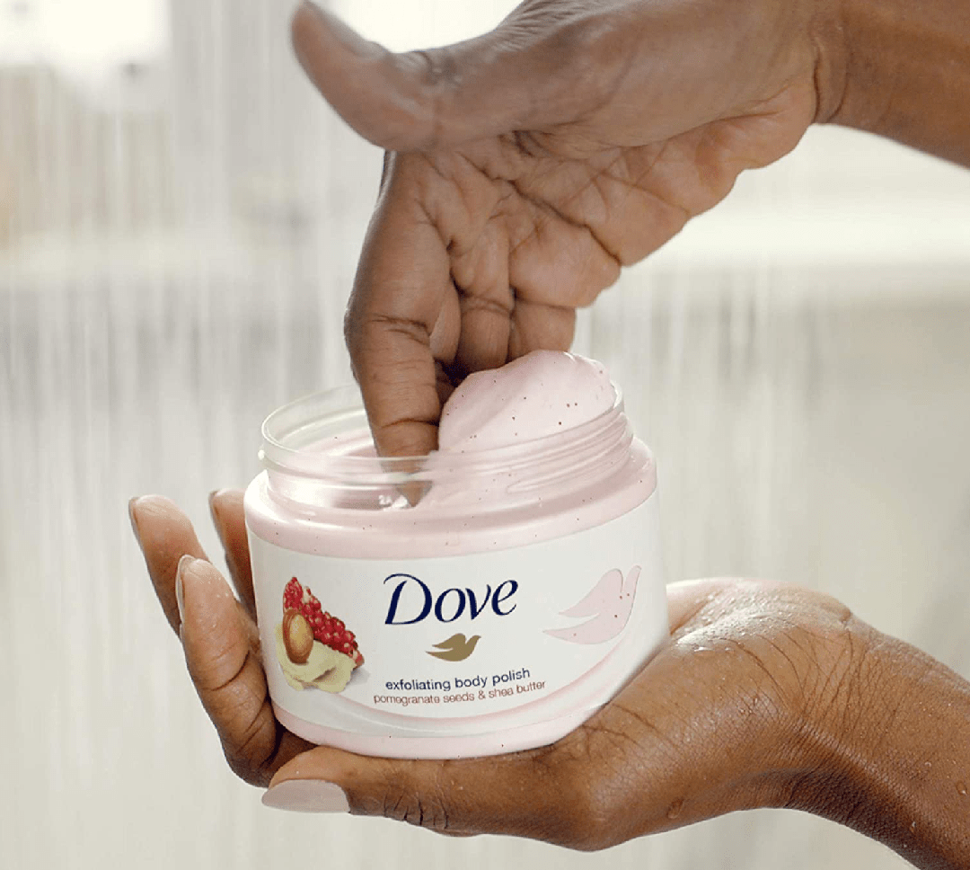 Dove Pomegranate &amp; Shea Butter Body Scrub 225ml