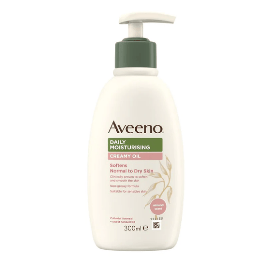 Aveeno Daily Moisturizing Creamy Oil Almond 300ml