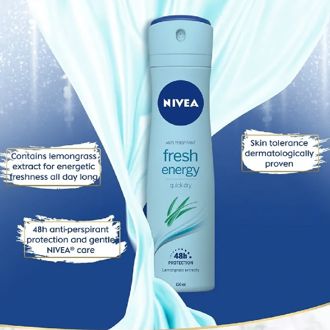 NIVEA Fresh Energy Anti-Perspirant Spray 150ml