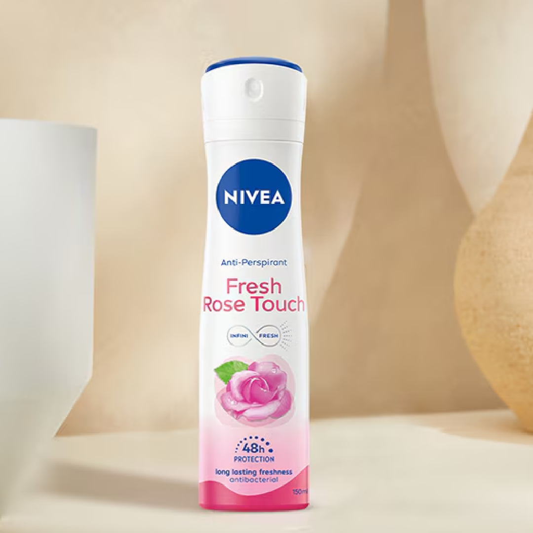 NIVEA Fresh Rose Touch Antiperspirant Spray 150ml