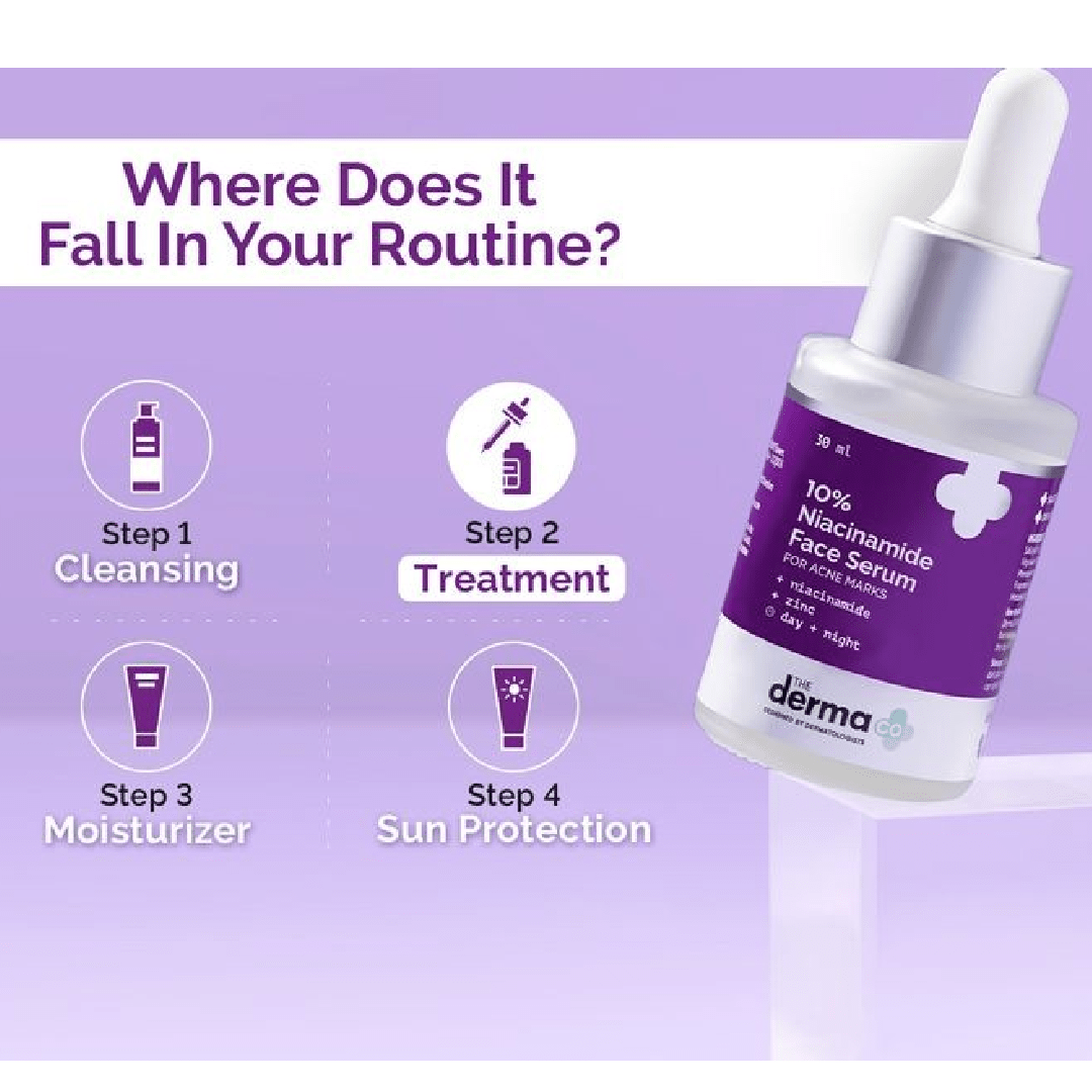 The Derma Co 10% Niacinamide Serum 30ml