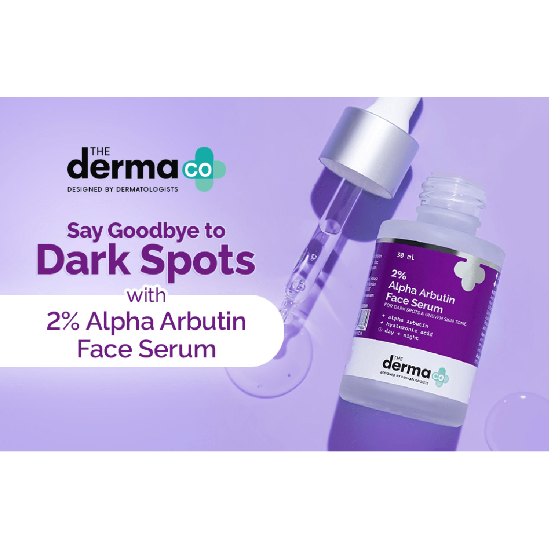 The Derma Co 2% Alpha Arbutin Serum 30ml