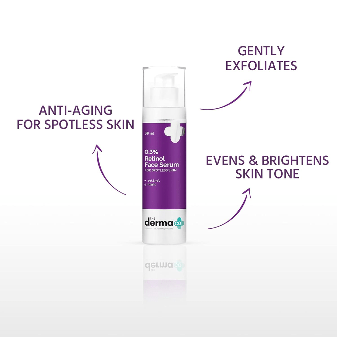 Derma Co 0.3% Retinol Face Serum 30ml